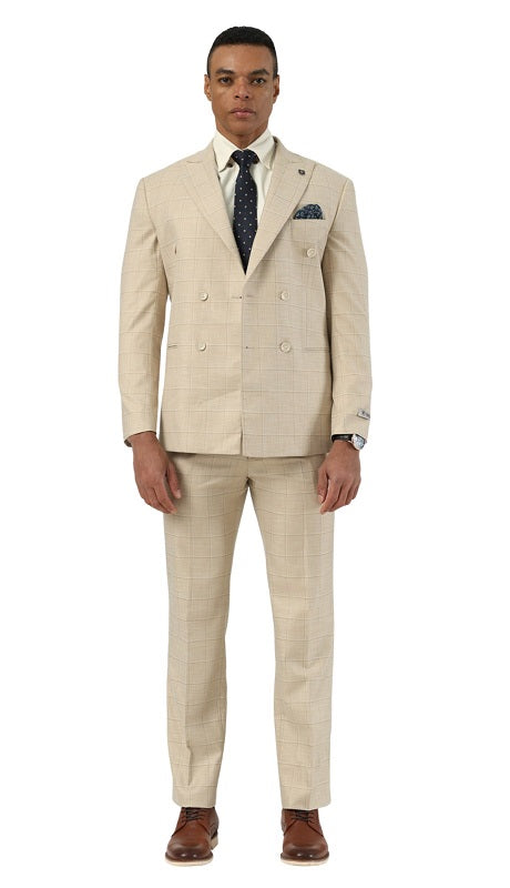 Stacy Adams SM205H1-60-TAN Mens Suit
