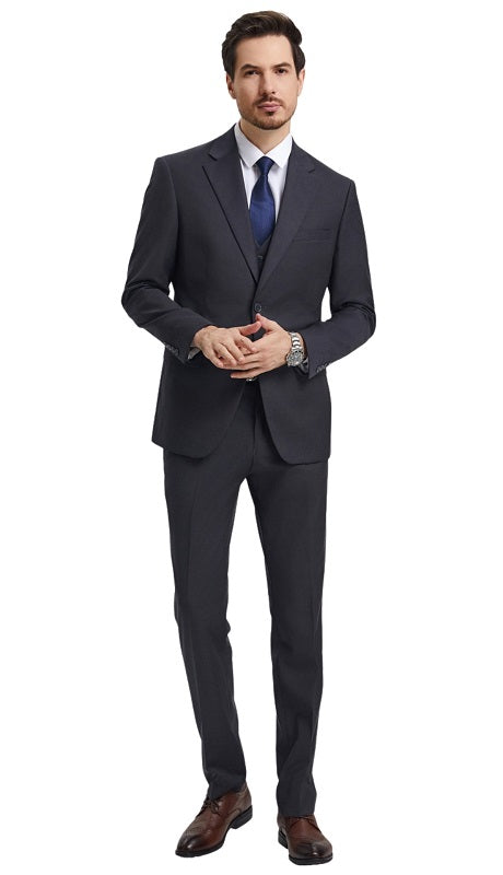 Stacy Adams-SM282H1-03-CHAR Mens Suit