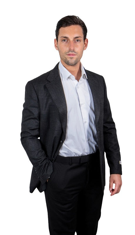 Stacy Adams-SMJ800H1-02-BLK Mens Suit