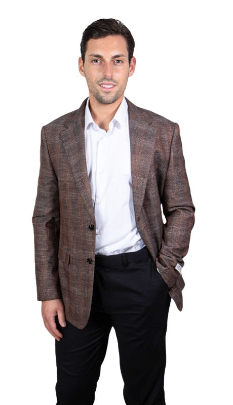 Stacy Adams-SMJ801-02-ORG Mens Suit
