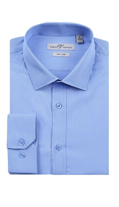 Verno Mens Shirts SS211-BLUE