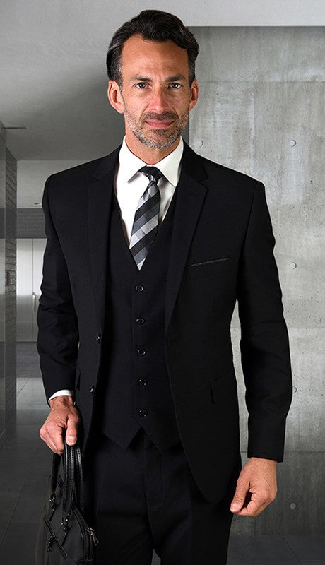 Mens  Suit SW-200-BLK