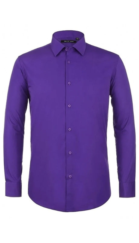 Verno Mens Shirts TC640-LILAC
