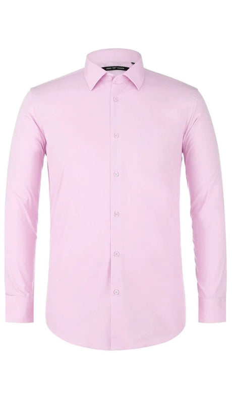 Verno Mens Shirt TC647-PINK