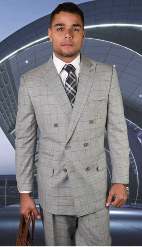 Mens  Suit TZD-401-GR