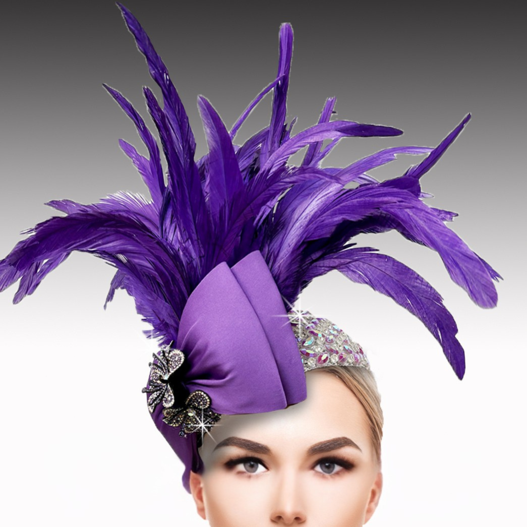 COCKATOO FA3220-PU  Fascinator