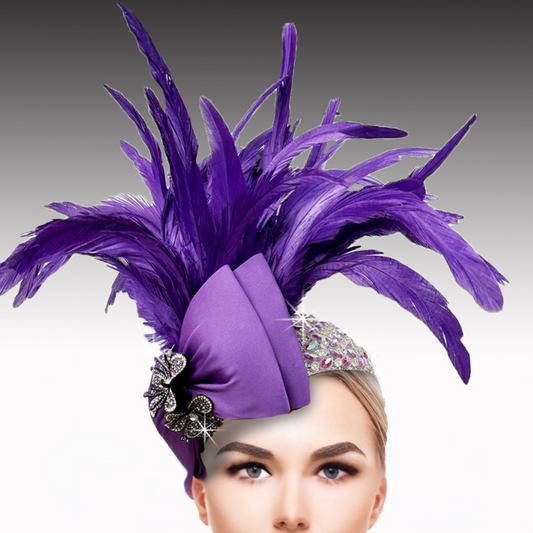 COCKATOO FA3220-PU  Fascinator