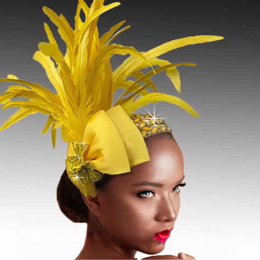 COCKATOO FA3220-YE  Fascinator
